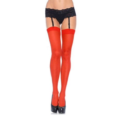 Sheer Stockings - RED - O/S - HOSIERY